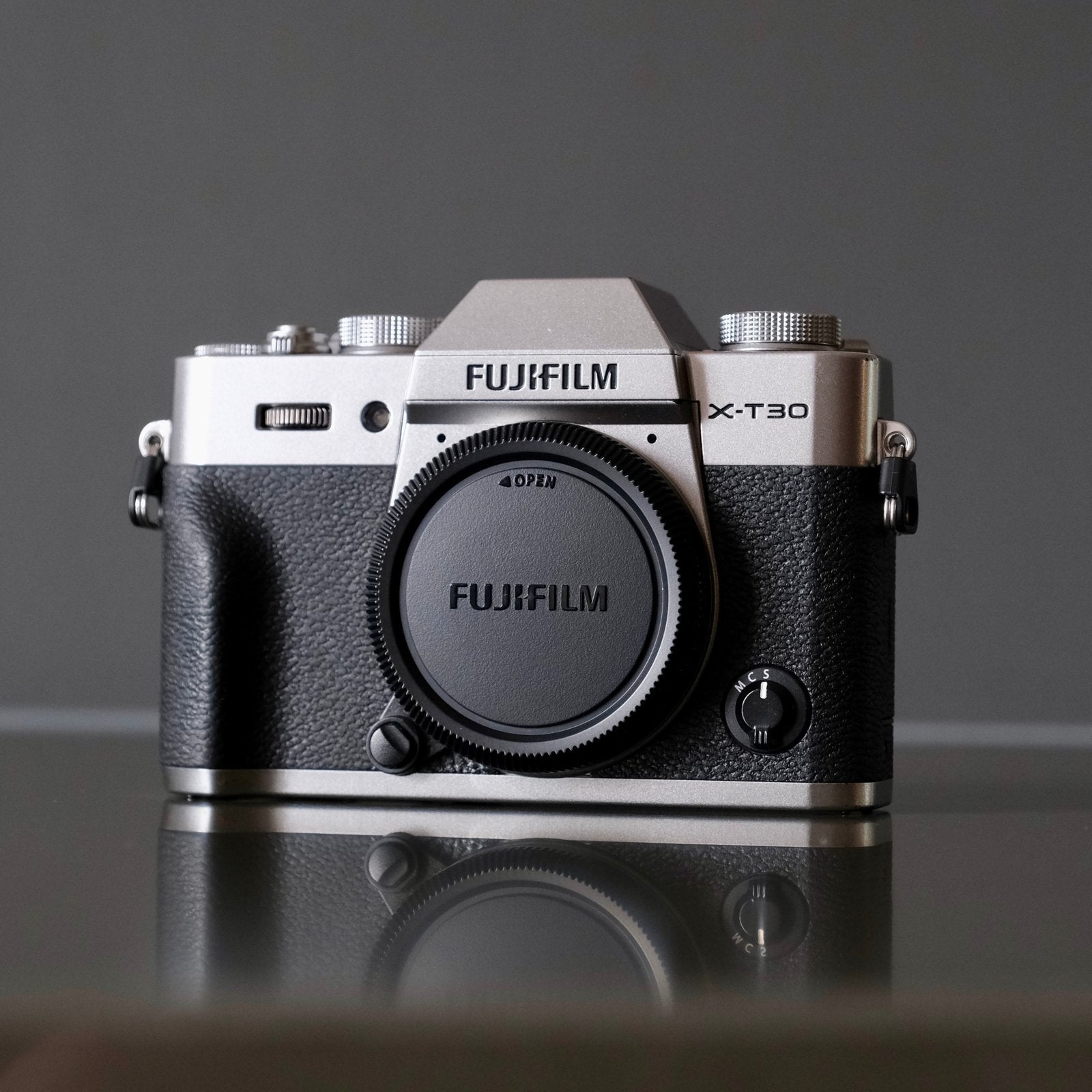 Fujifilm X-T30 body zilver, Gebruikt, Ophalen of Verzenden, Fujifilm, Screenprotector