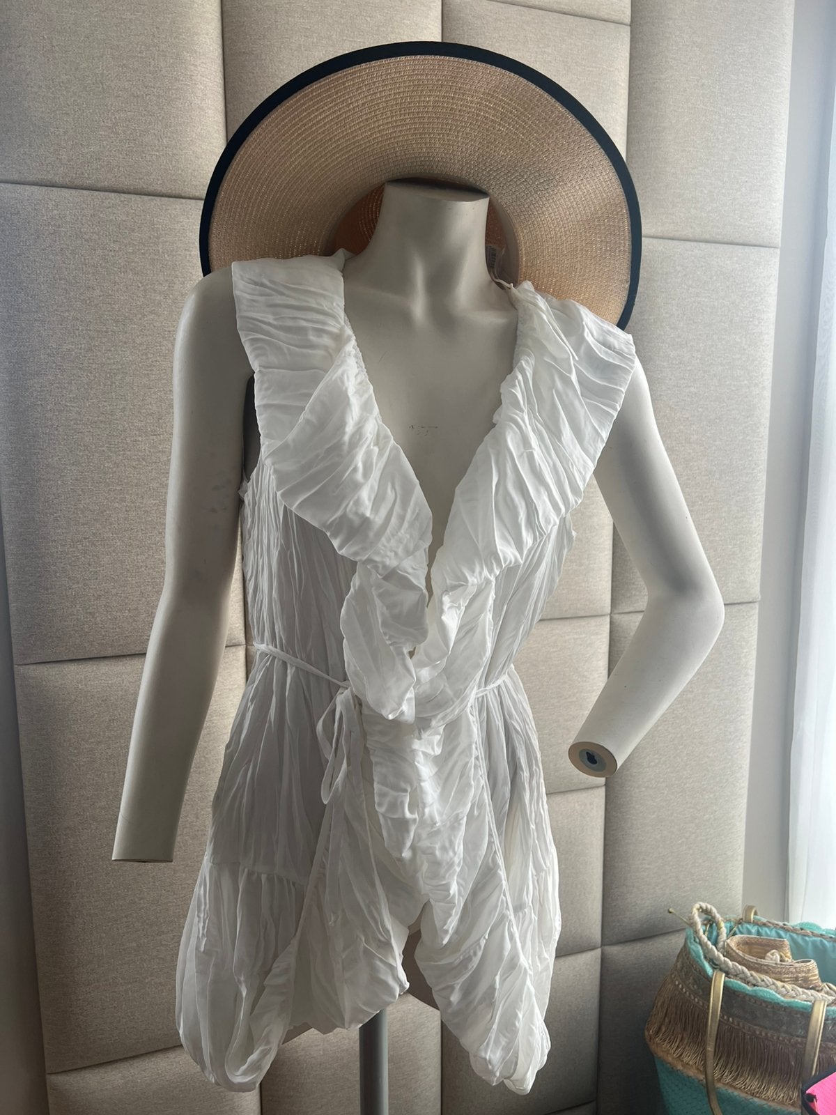 Joseph Ribkoff mooie lange witte blouse/ maat 36, Verzenden, Zo goed als nieuw, Maat 36 (S), Wit