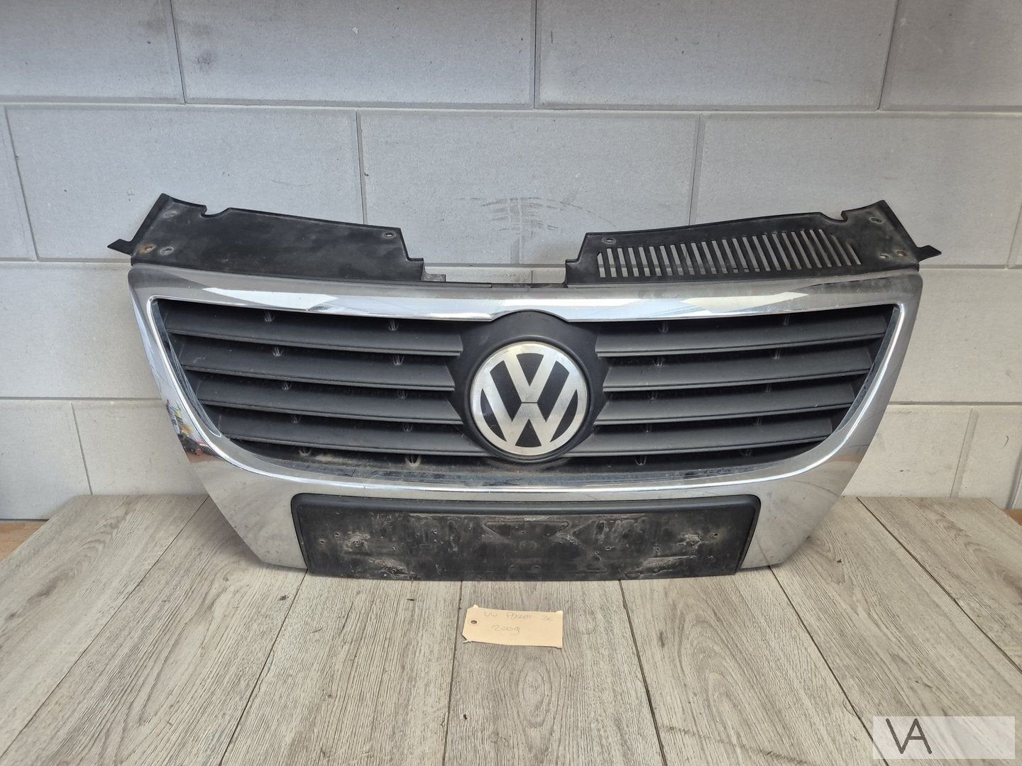Grille met afstandradar logo voor Volkswagen Passat b6 3c, Gebruikt, -, Volkswagen, -