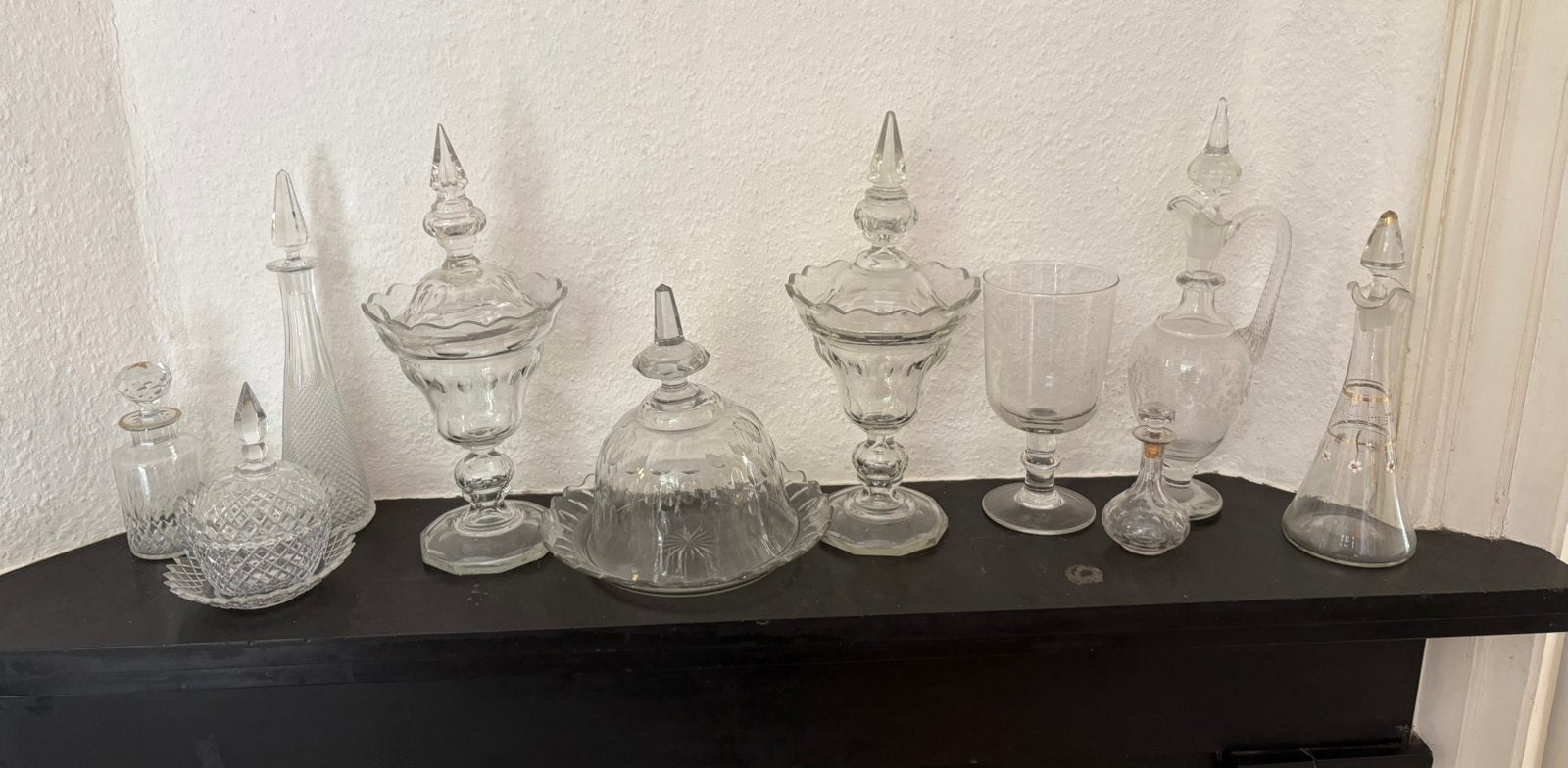 Verzameling oud kristal, Ophalen of Verzenden