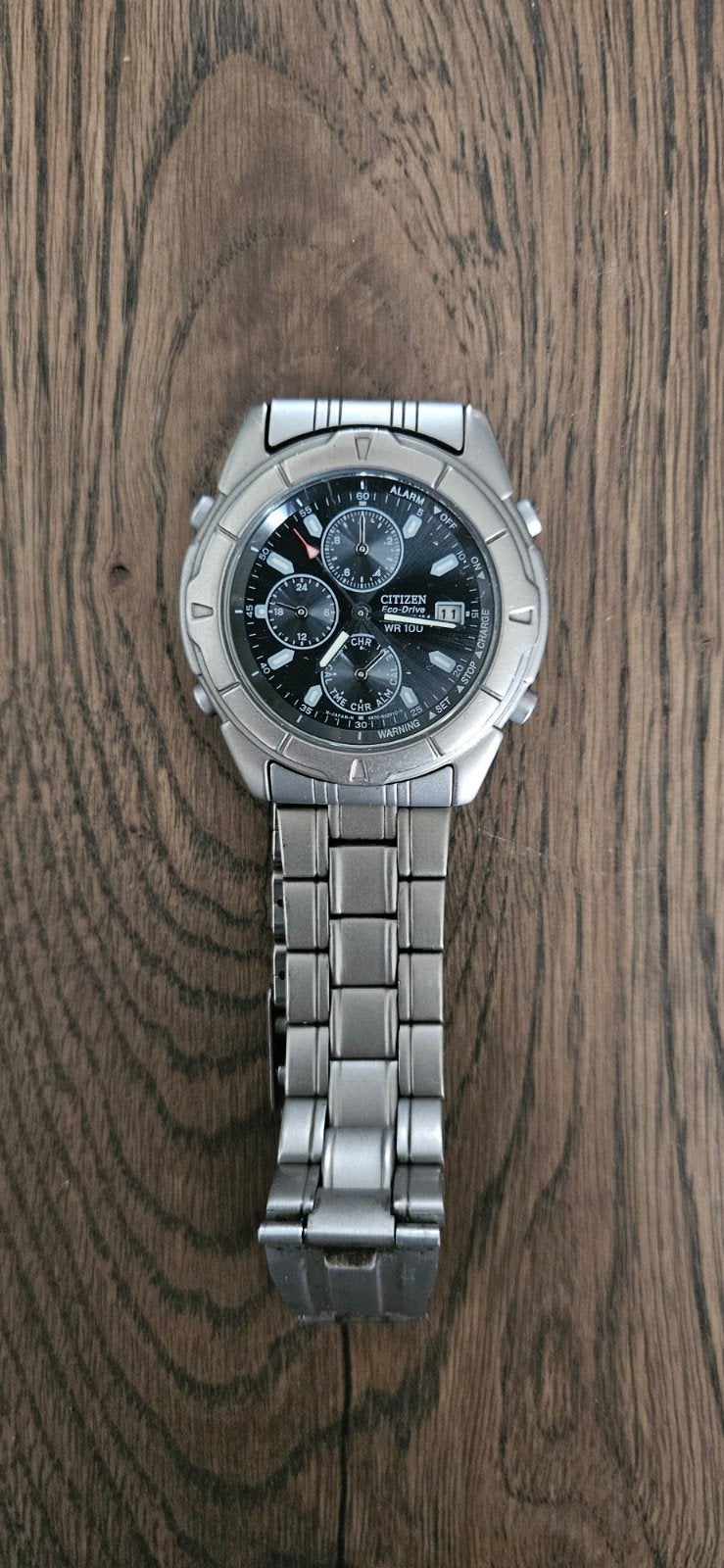 Citizen Eco-Drive Titanium Polshorloge - WR 100, Ophalen of Verzenden, Zo goed als nieuw, Citizen