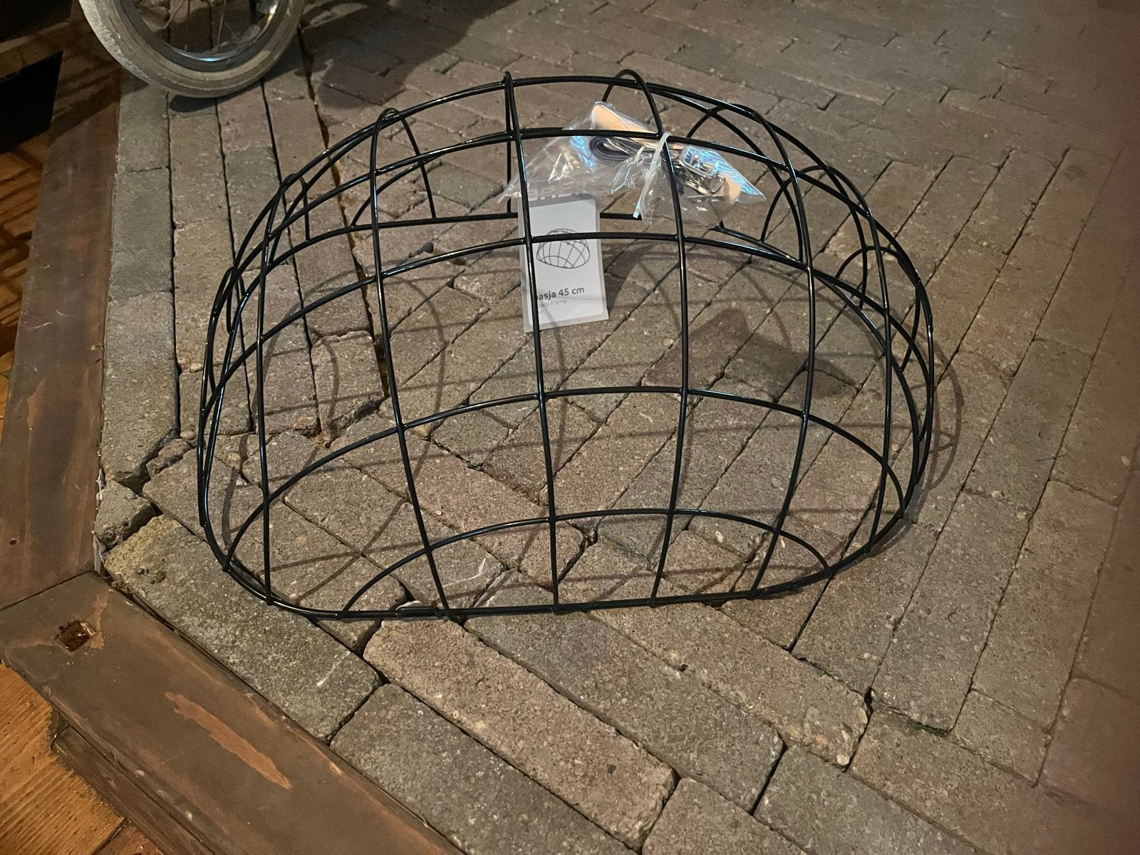Basil pasja  45 cm Space Frame Fietsmand Zwart, Dieren en Toebehoren, Ophalen, Nieuw