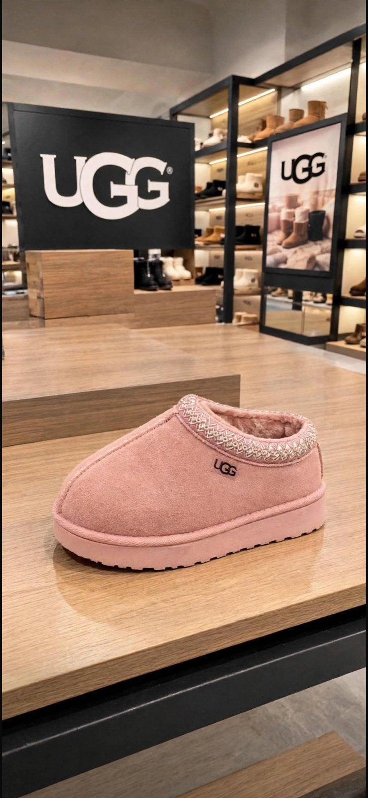UGG Roze Pantoffels - Maat 30. Nieuw!, Nieuw, Ophalen of Verzenden, Roze, Pantoffels of Sloffen