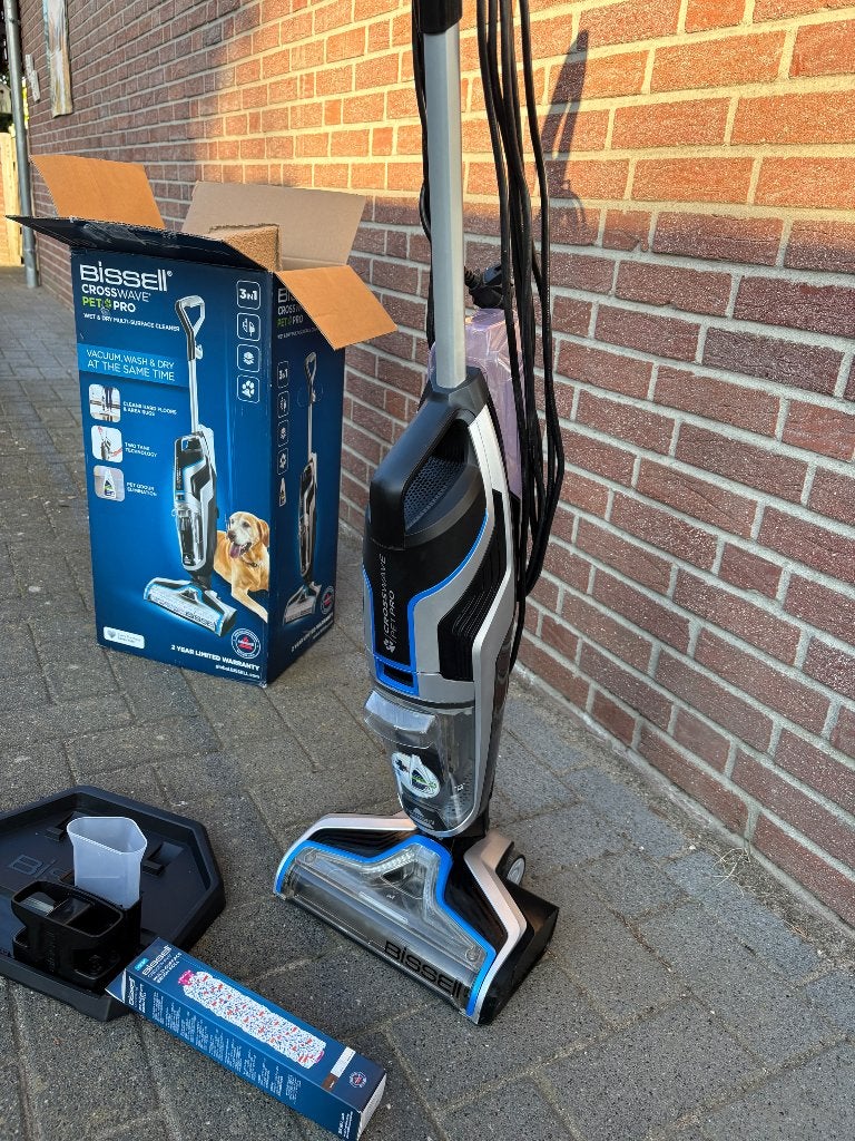 Stofzuiger en dweil in 1, Overige merken, Regelbare zuigkracht, Zo goed als nieuw, Reservoir