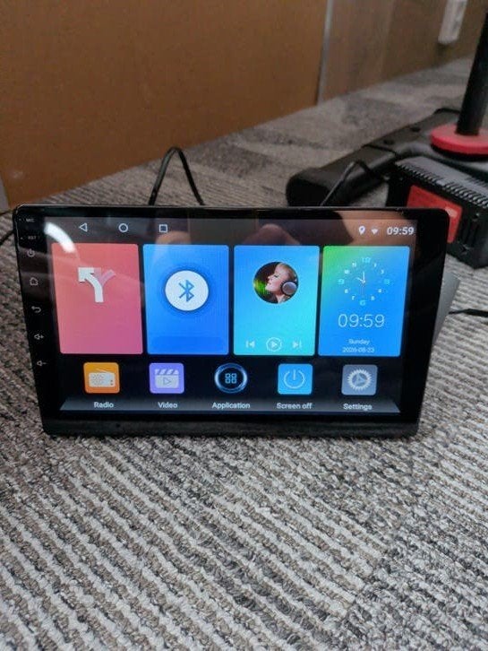 Android radio 2din 4keer 45 watt, Ophalen, Gebruikt