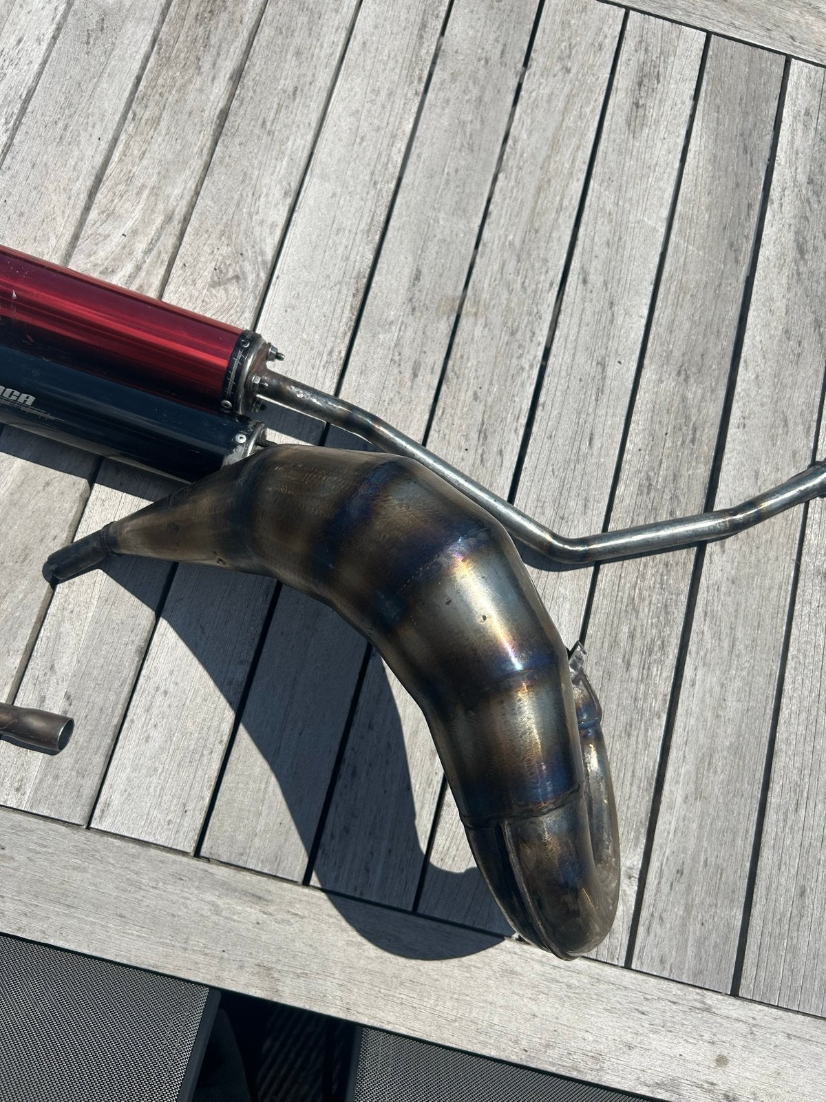Voca rookie uitlaat am6 beta sherco rieju…, Fietsen en Brommers, Brommeronderdelen | Scooters, Ophalen of Verzenden, Gebruikt
