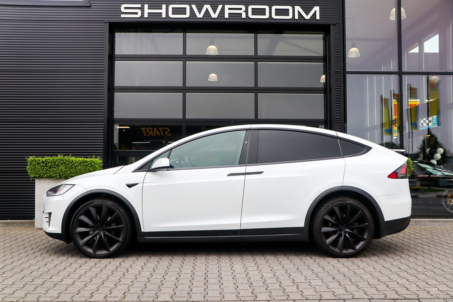 Tesla MODEL X Long Range 6p., 417 PK Autopilot, 22inch, Prem, Gebruikt, Wit, Leder, Vierwielaandrijving