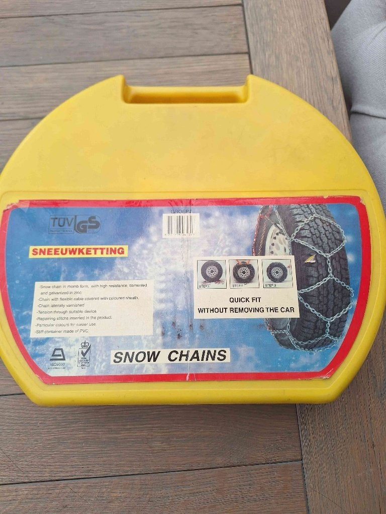 Sneeuwkettingen, Ophalen, Nieuw