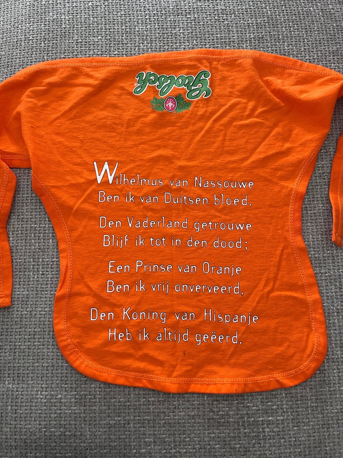 Bandana Grolsch oranje Wilhelmus, Ophalen of Verzenden, Grolsch