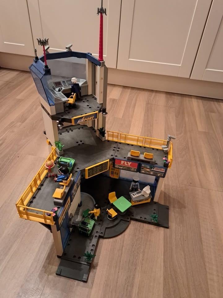 Playmobil set Airport 3186+7573+3212, Kinderen en Baby's, Speelgoed | Playmobil, Ophalen of Verzenden, Zo goed als nieuw, Complete set