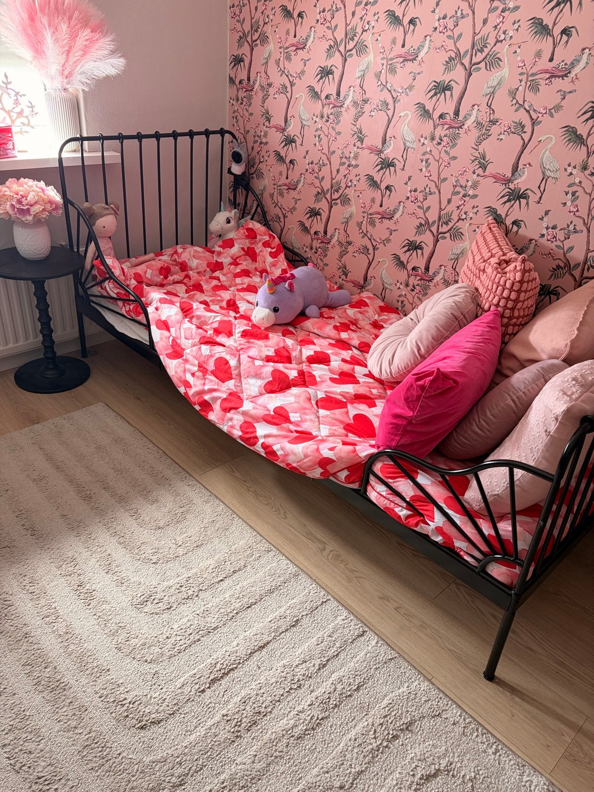 Zwart IKEA Minnen bed, Ophalen, Eenpersoons, Zwart, 80 cm