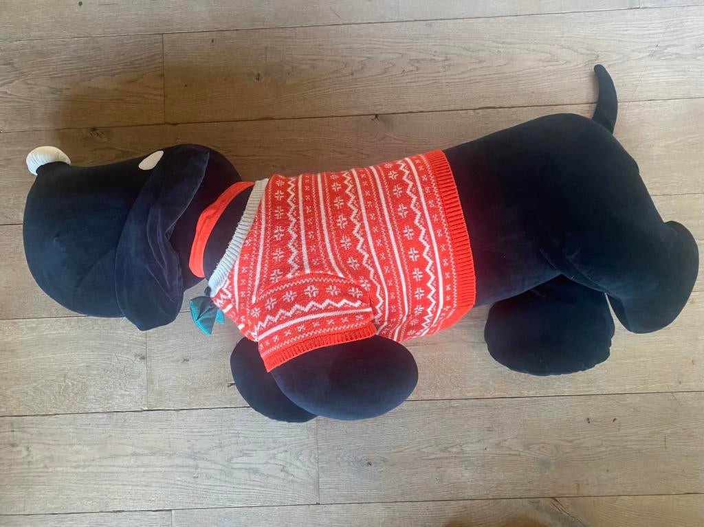 Grote Takkie xxl knuffel Fiep Westendorp van Hema, Hema, Zwart, Hond, Zo goed als nieuw