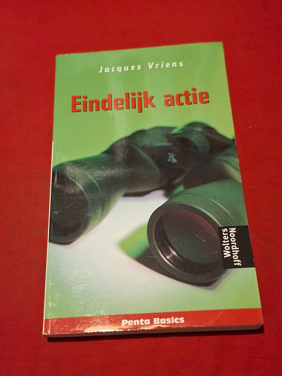 GESIGNEERD Eindelijk actie. Jacques Vriens. (penta Basics), Boeken, Ophalen of Verzenden, Zo goed als nieuw