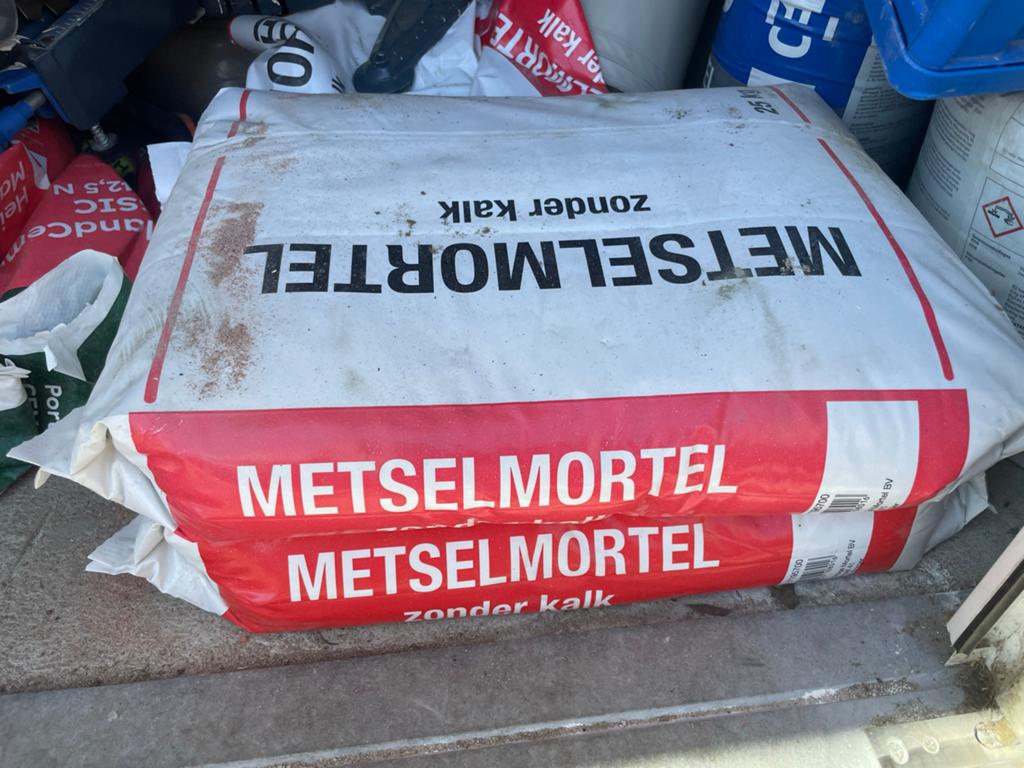 Metselmortel 2.5 zonder kalk 25 kg zak, Doe-het-zelf en Verbouw, Metselstenen, Ophalen, Nieuw, Overige typen