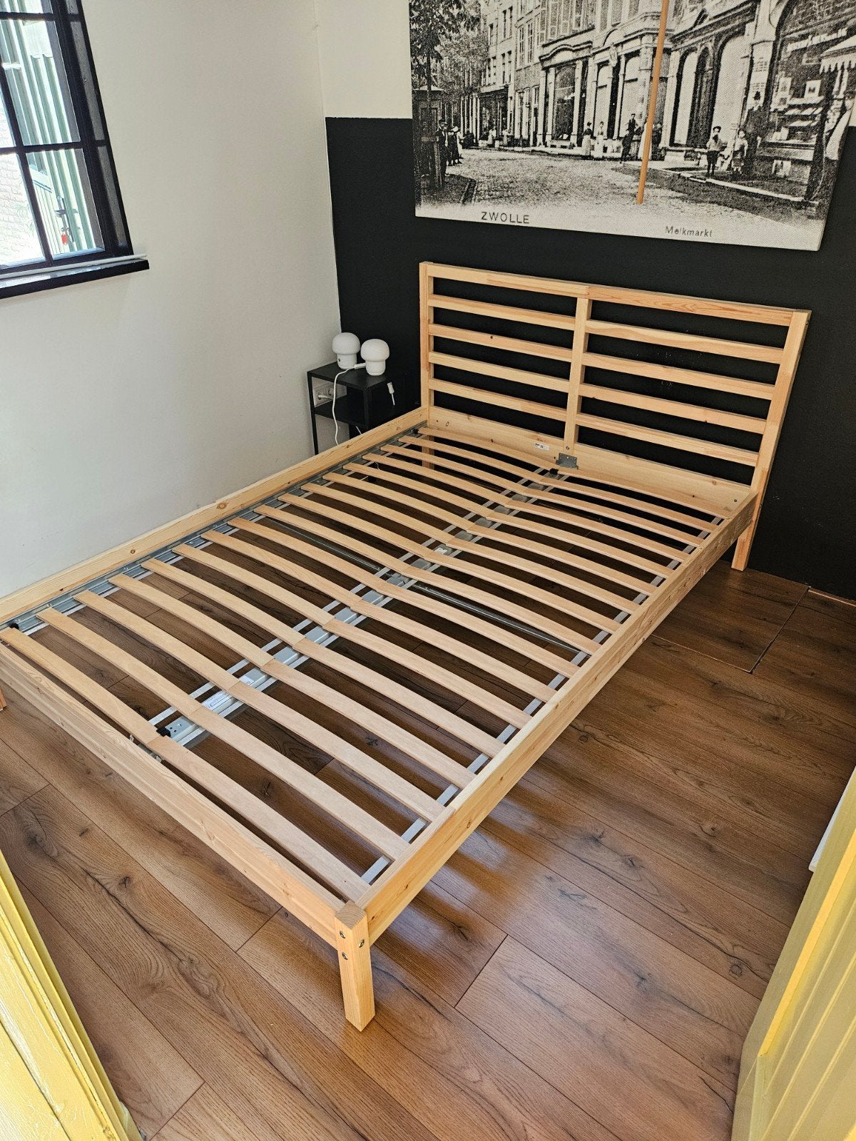 IKEA Tarva tweepersoonsbed 140x200 met lattenbodems, Ophalen