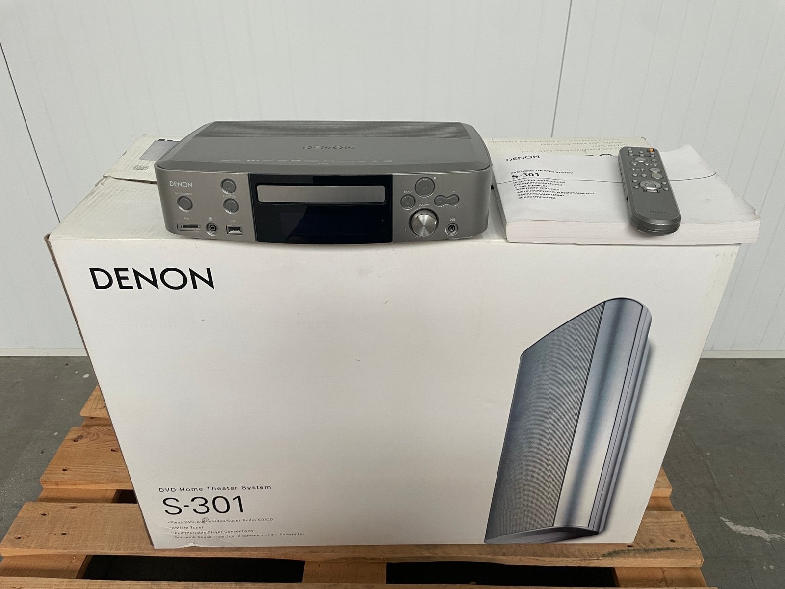Denon S-301 S301 Receiver DVD-speler Radio, Ophalen, Gebruikt, 60 tot 120 watt, Denon