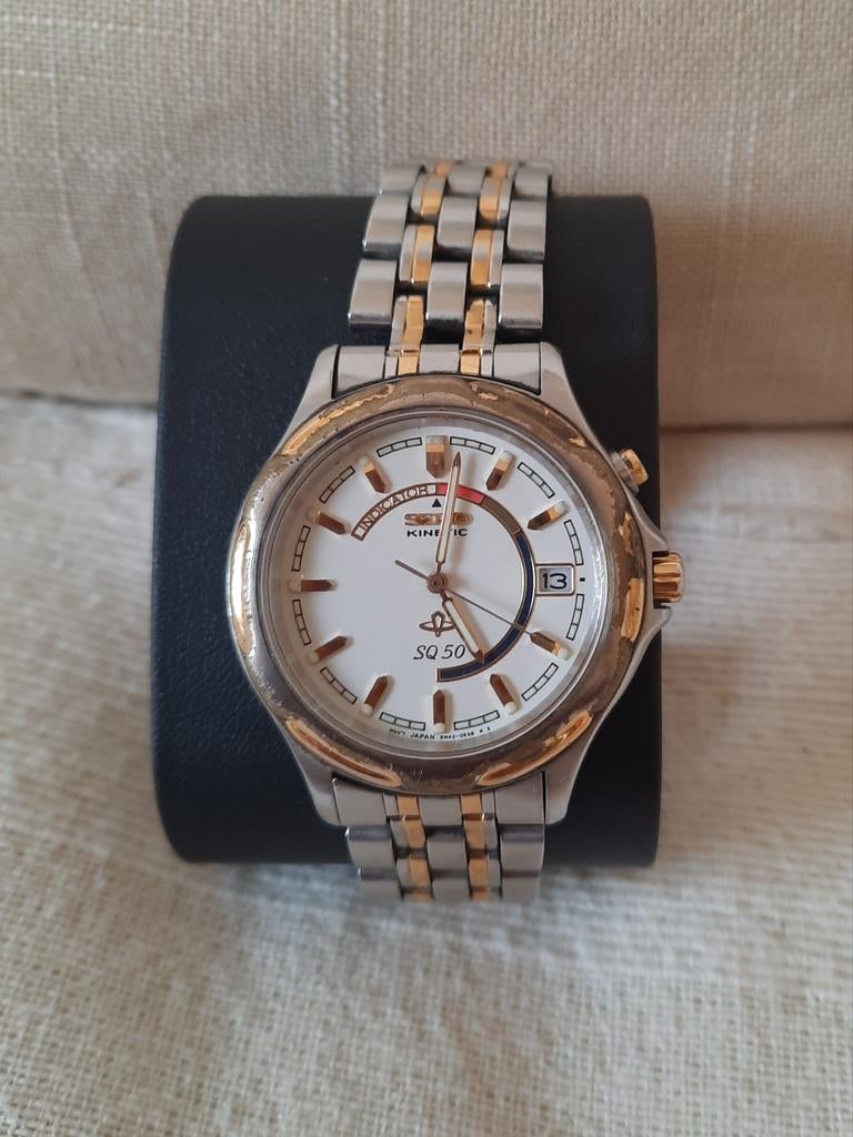 Seiko Watch, Men, Sieraden, Tassen en Uiterlijk, Horloges | Dames, Ophalen of Verzenden, Gebruikt, Staal, Seiko