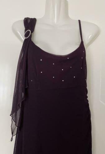 Kaleidoscope pantalon/avondjurk maat 36, Paars, Ophalen of Verzenden, Zo goed als nieuw, Maat 36 (S)