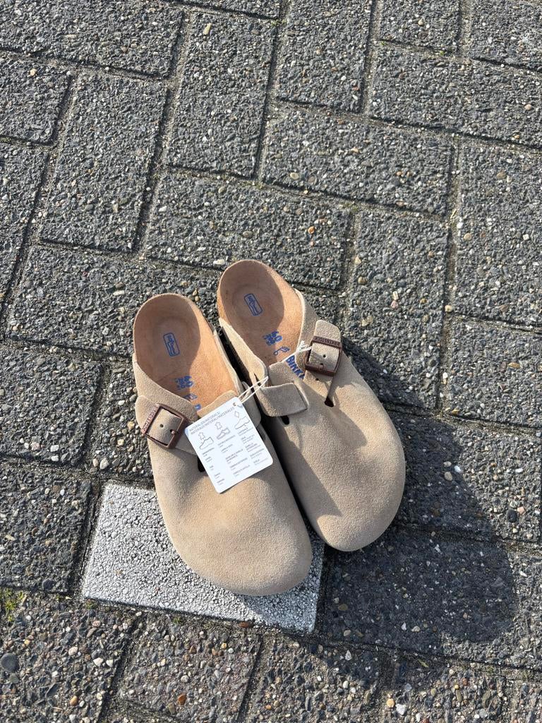 Birkenstock Boston Clogs - Nieuw met label, Kleding | Dames, Schoenen, Ophalen of Verzenden, Nieuw, Beige, Instappers