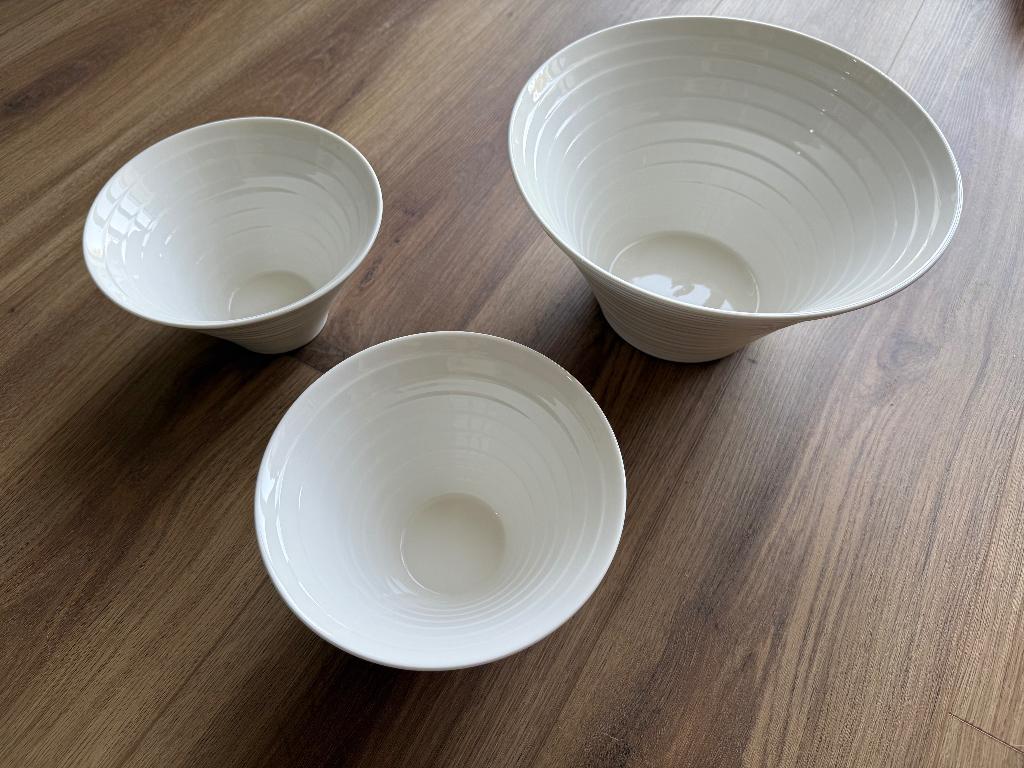 Maxwell and Williams Cirque - Servies - 3 schalen (groot), Gebruikt, Ophalen of Verzenden, Schaal of Schalen, Overige stijlen