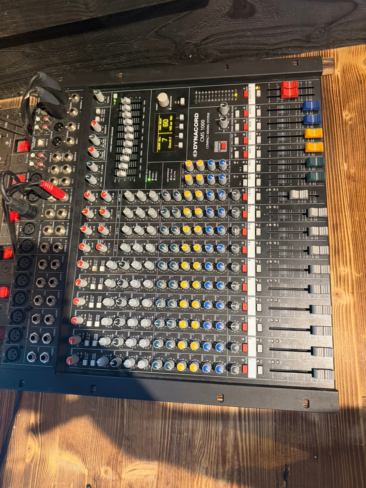 Dynacord cms 1000, Muziek en Instrumenten, Mengpanelen, Ophalen, Zo goed als nieuw, 10 tot 20 kanalen, Microfooningang