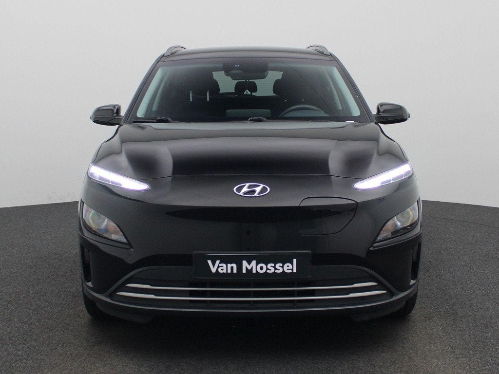 Hyundai Kona Electric Techno 39,2kWh | 1 FASE | ACHTERUITRIJ, Auto's, Hyundai, 12 maanden, Gebruikt, Zwart, 39 kWh