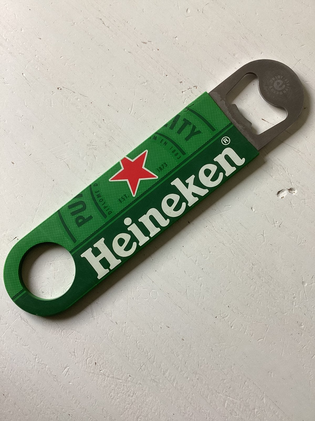 Flesopener Heineken, Verzamelen, Verzenden, Zo goed als nieuw, Flesopener, Heineken