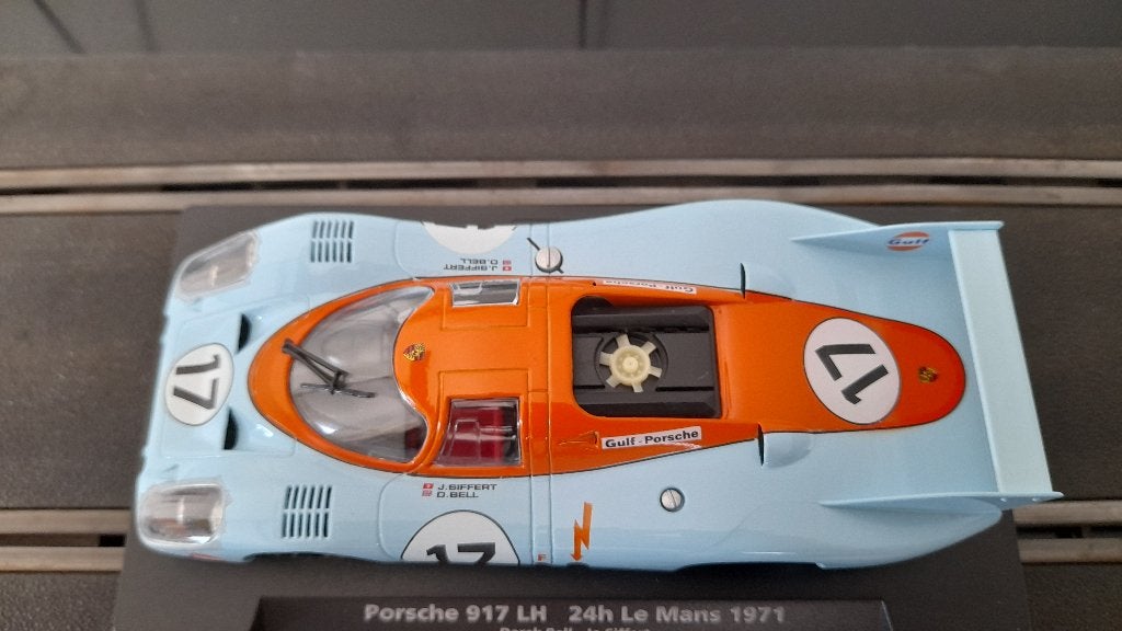 Fly Gulf  Porsche 917 LH 1971 Bell - Siffert, Ophalen of Verzenden, Nieuw, Elektrisch, Overige merken