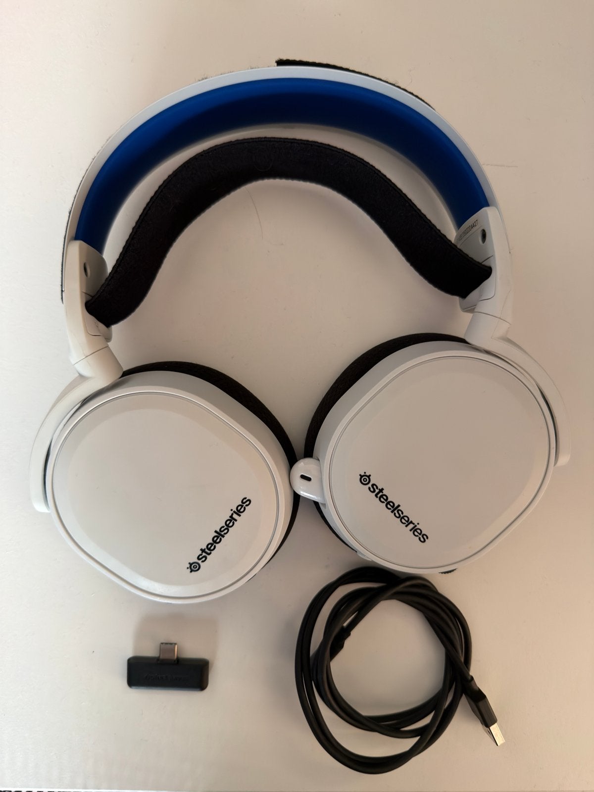 SteelSeries Arctis 7P+, Gaming, Ophalen of Verzenden, Zo goed als nieuw, Wit