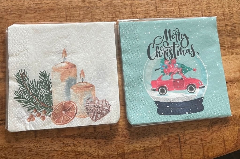 servetten kerst decopage, Verzenden, Nieuw, Kerst, Overige typen
