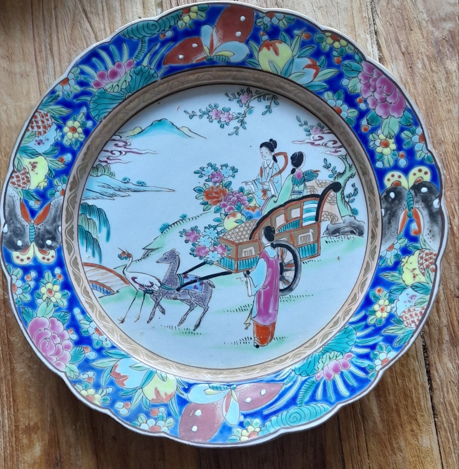 Japans wandbord, Ophalen of Verzenden