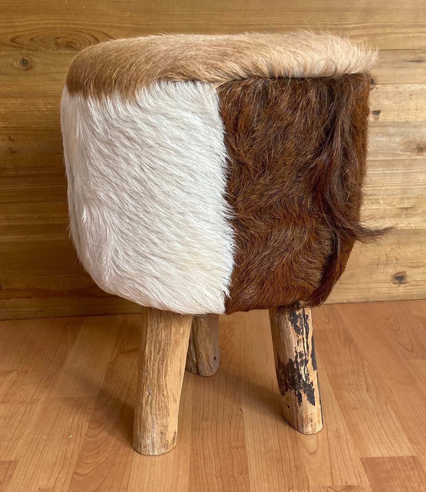 Handgemaakte design kruk, Ophalen of Verzenden, Gebruikt, Hout