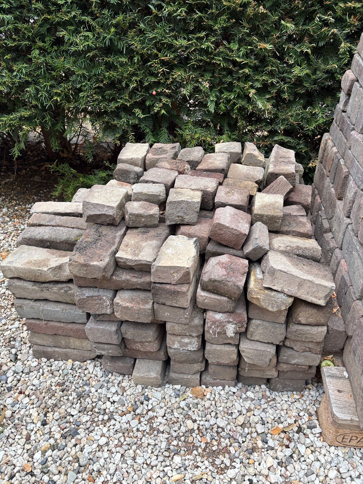 Oude waaltjes 2m2, Tuin en Terras, Ophalen, Zo goed als nieuw, Klinkers