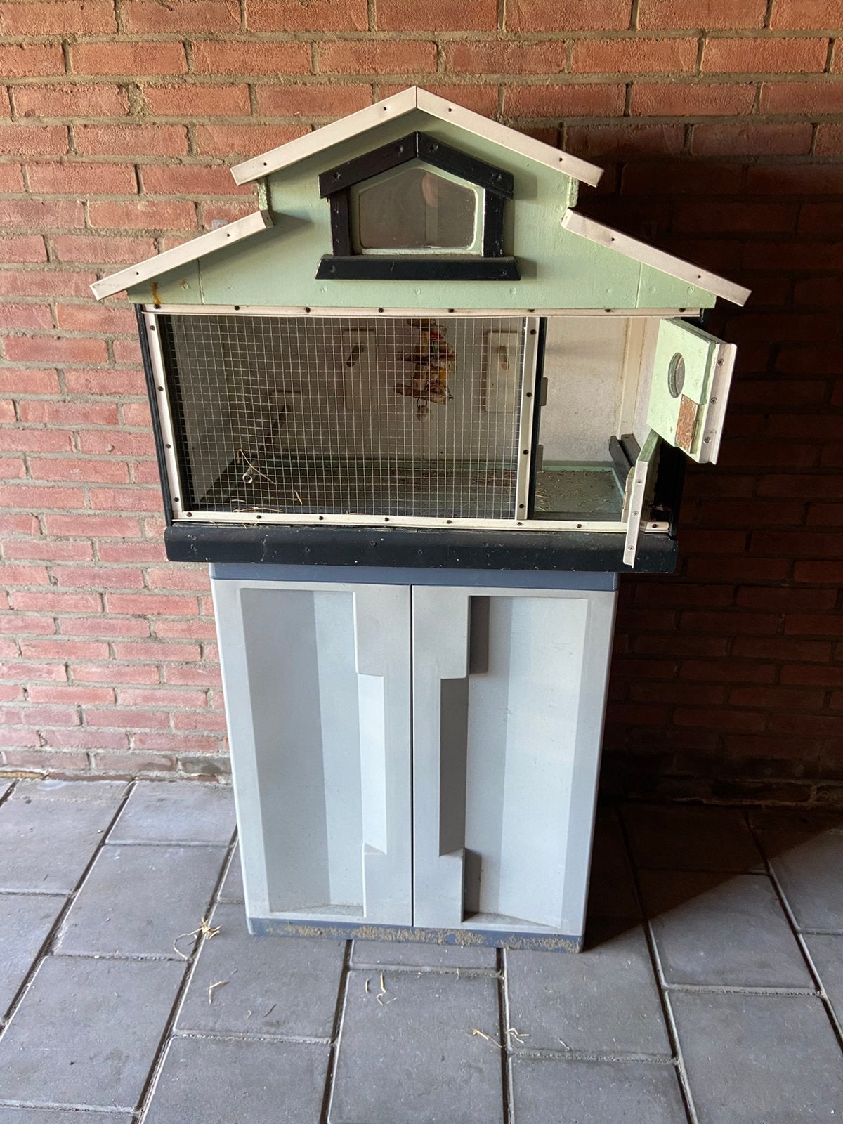 Vogelkooi, Ophalen of Verzenden, Zo goed als nieuw, Metaal, Vogelkooi