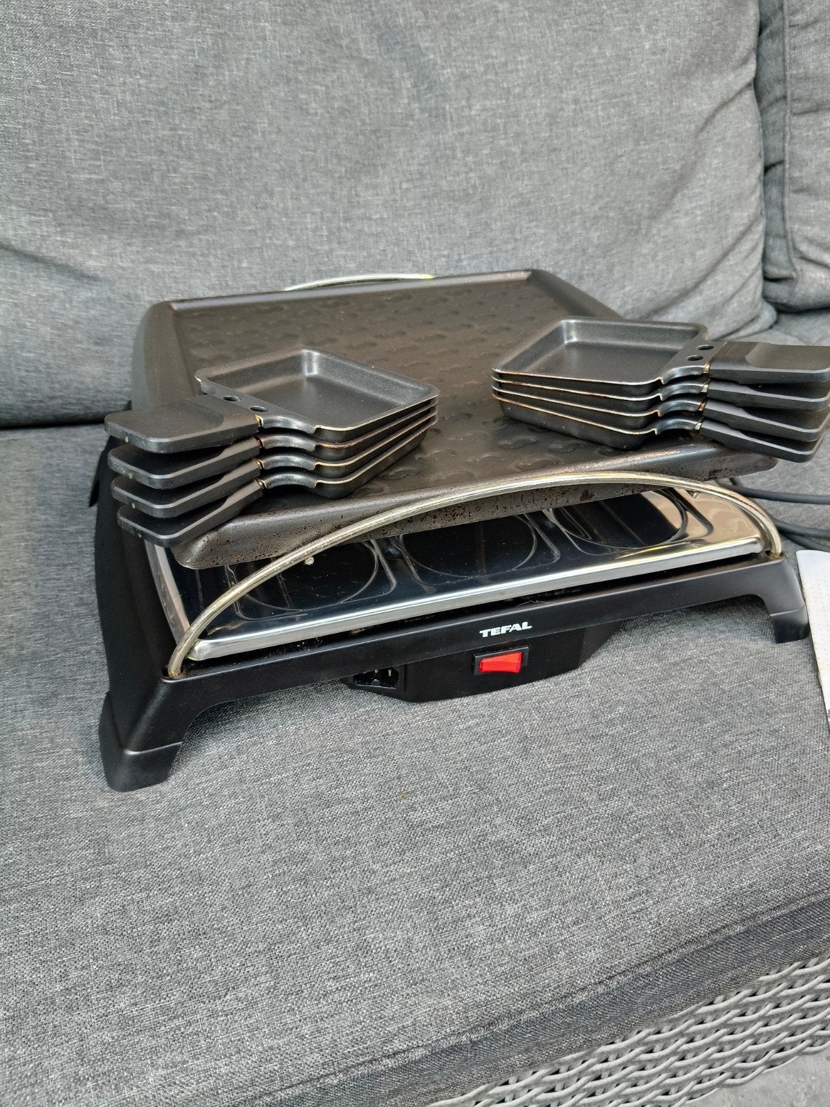 Tefal Raclette Grill Gourmet voor 8 personen., Ophalen, Gebruikt, 8 personen of meer