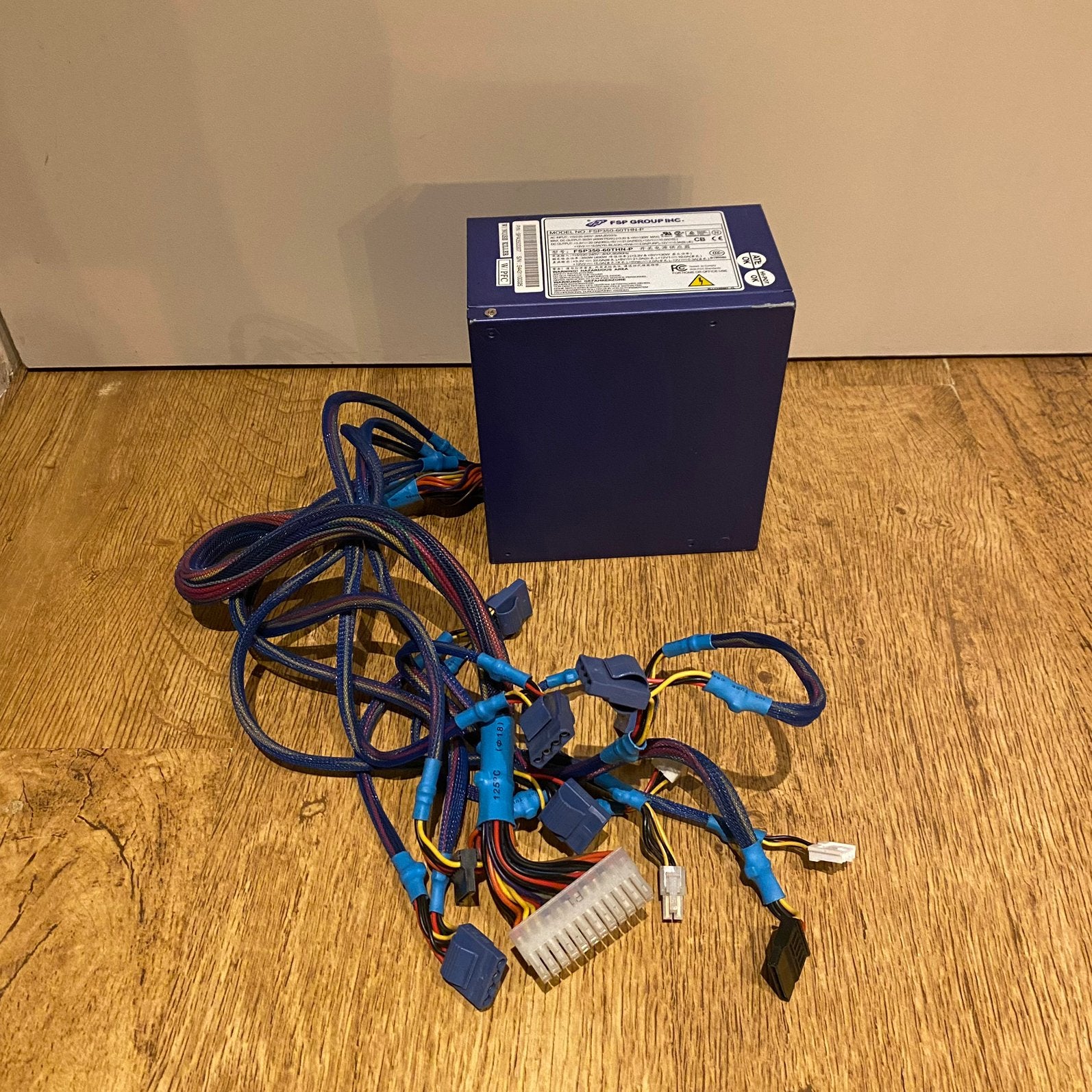 FSP 350W Blauw Desktop voeding, Ophalen of Verzenden, Gebruikt