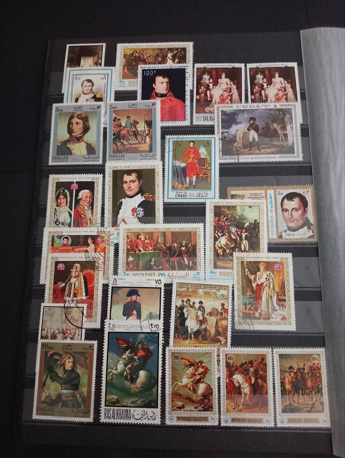 Grote verzameling postzegels met Napoleon-thema, Ophalen of Verzenden