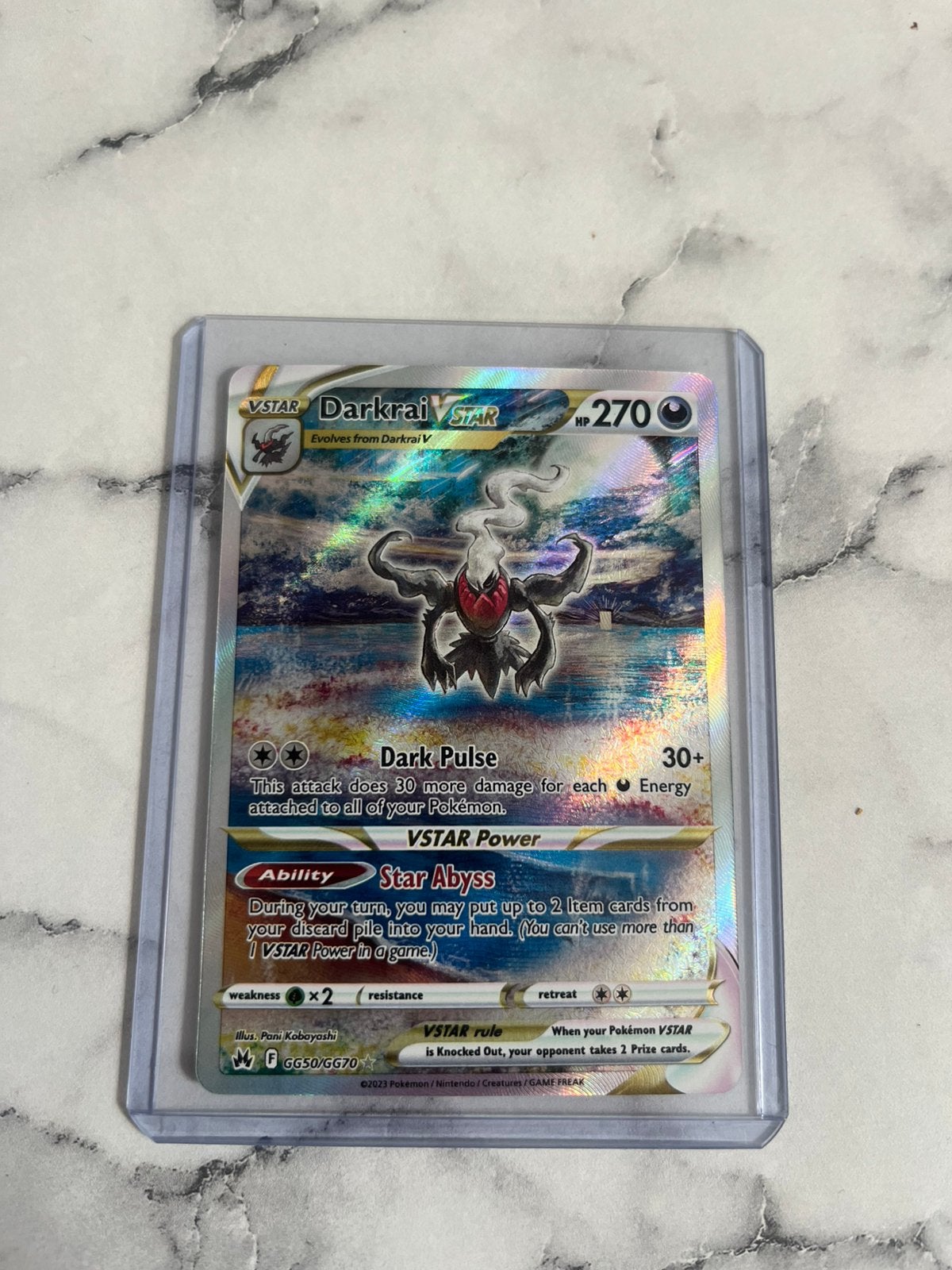 Darkrai Vstar GG30/GG70, Ophalen, Zo goed als nieuw