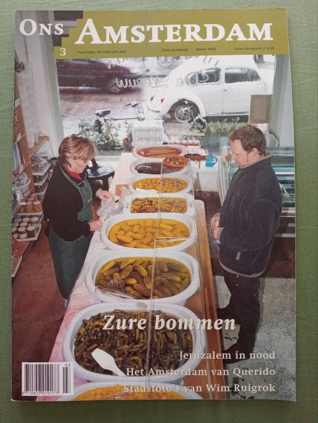 Ons Amsterdam2001 -  Jeruzalem, Stadsfoto's Wim Ruigrok, Boeken, Ophalen of Verzenden, Gelezen, Overige typen