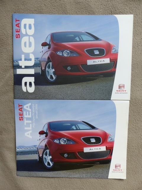 folders Seat Altea 2005 2006, Ophalen of Verzenden, Zo goed als nieuw, Overige merken