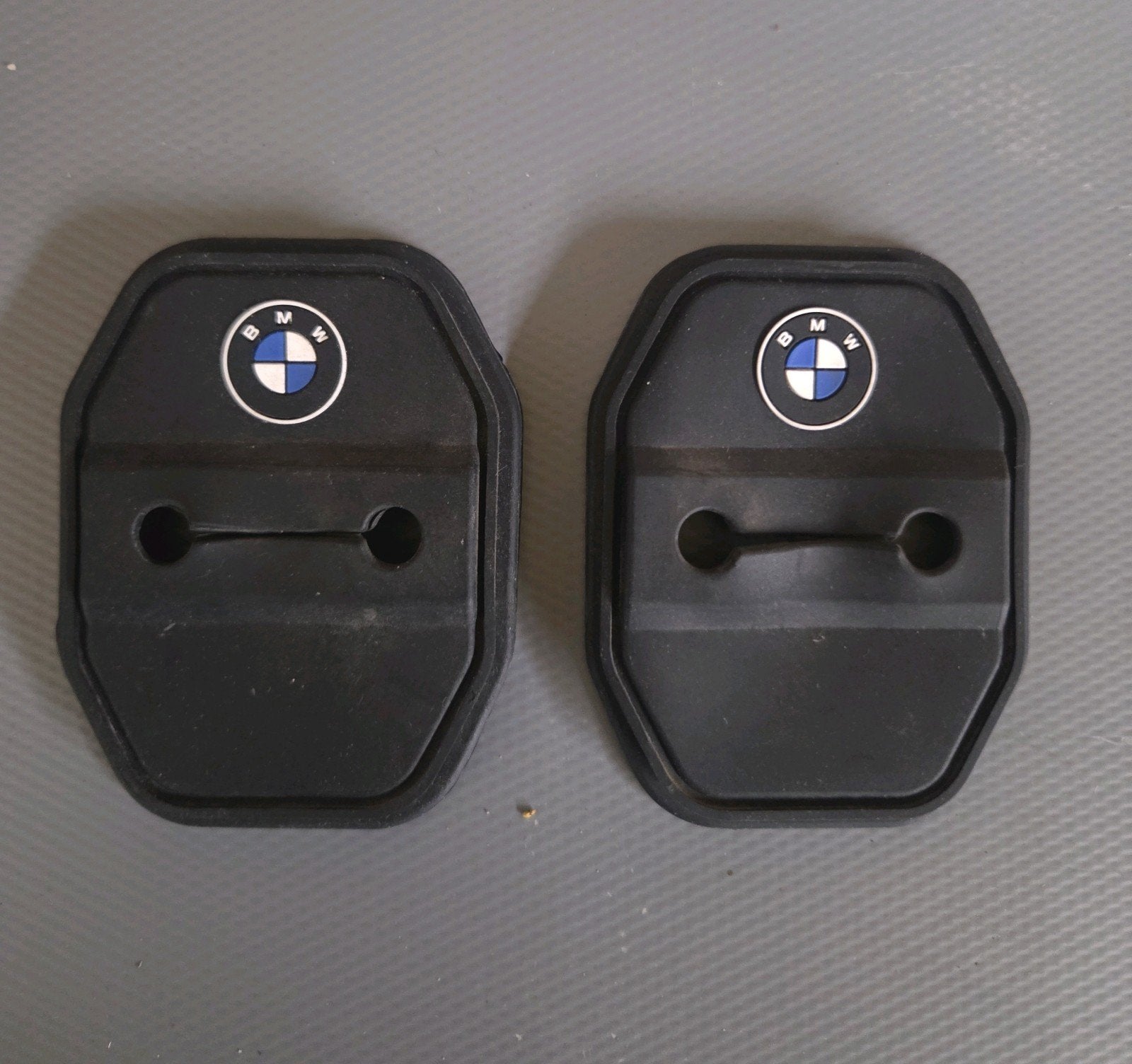 BMW deurslotbeschermer rubber zwart gebruikt 2 stuks, Ophalen of Verzenden, BMW