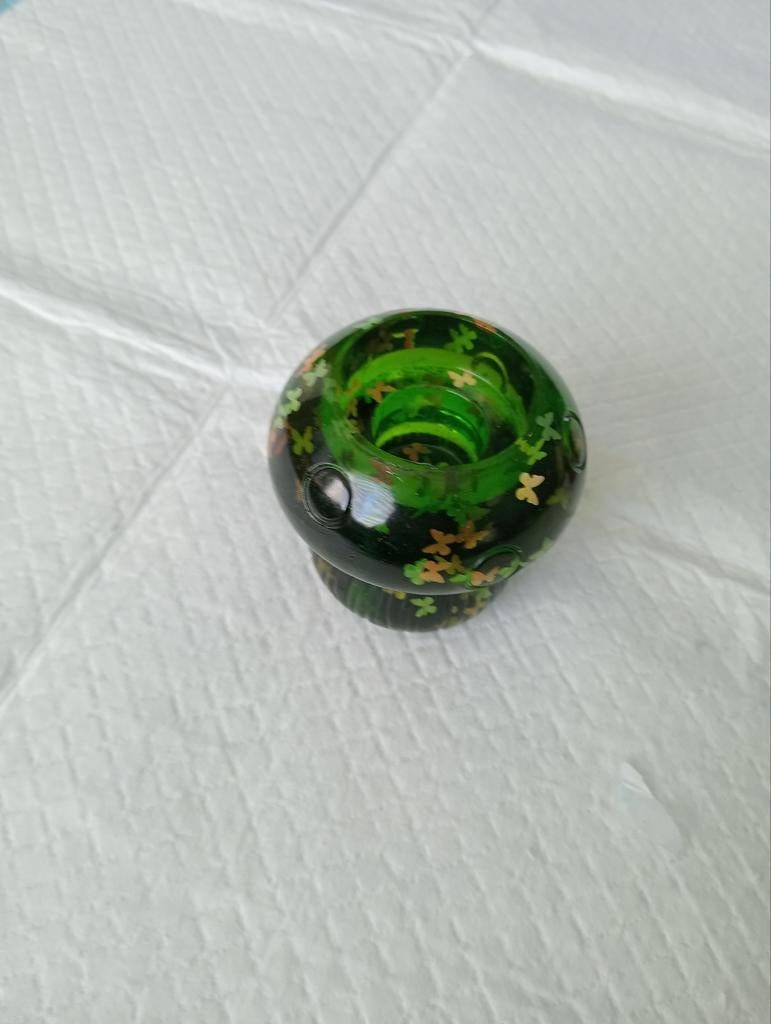 Waxinelichthouder van epoxy paddenstoel, Ophalen of Verzenden, Overige materialen, Minder dan 25 cm