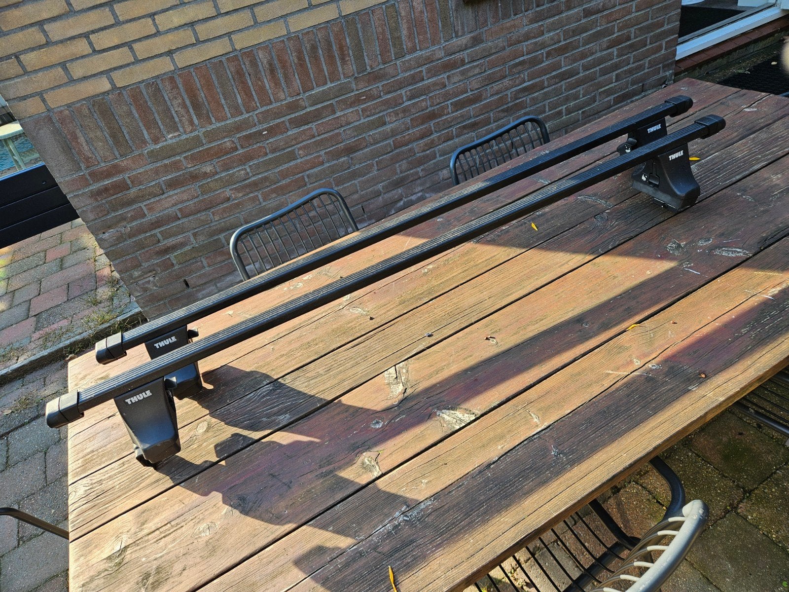Thule dakdragers - Gebruikt maar in goede staat, Auto diversen, Ophalen, Gebruikt