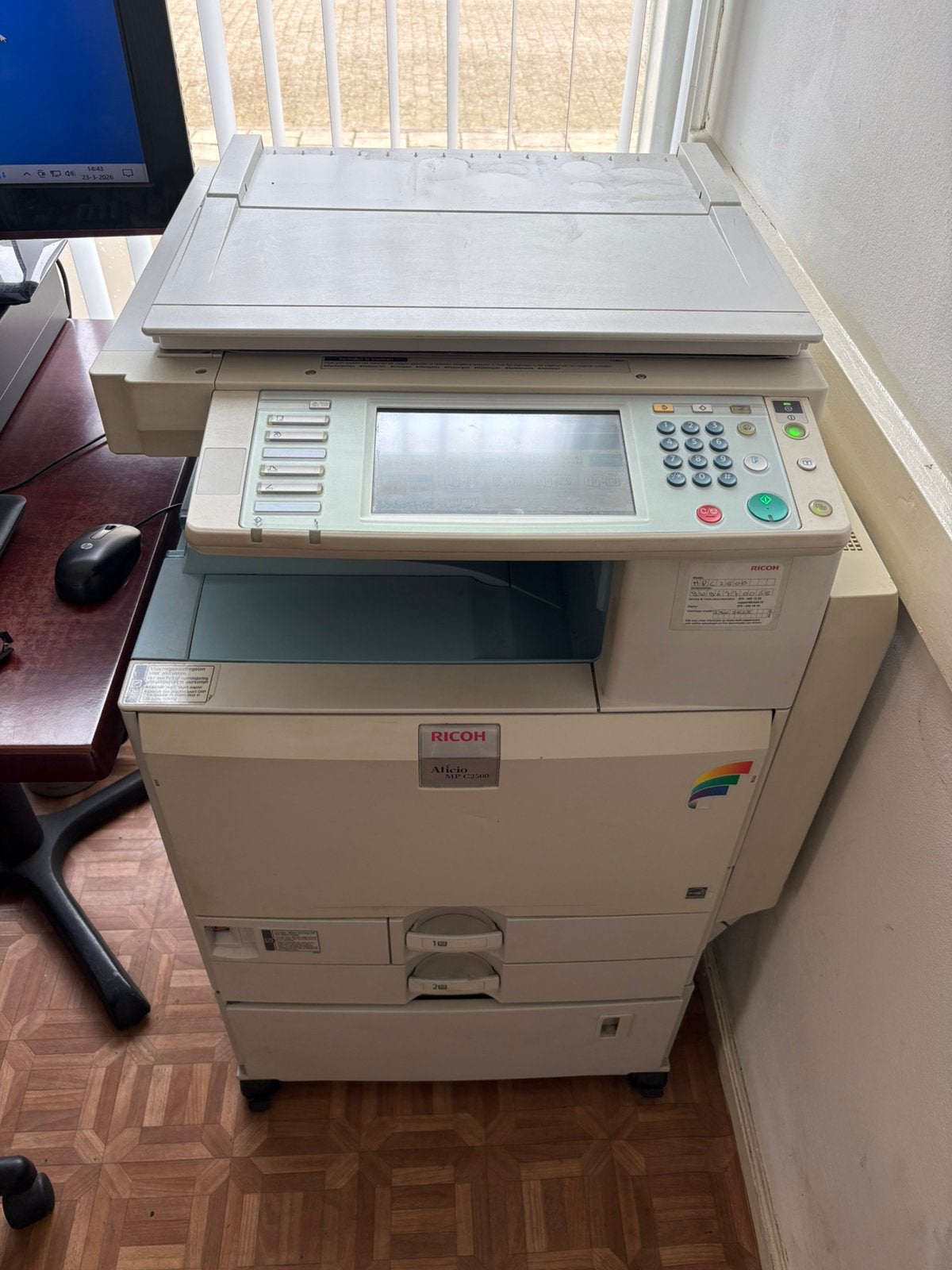 ricoh aficio mp c2500 printer scanner, Computers en Software, Ophalen of Verzenden