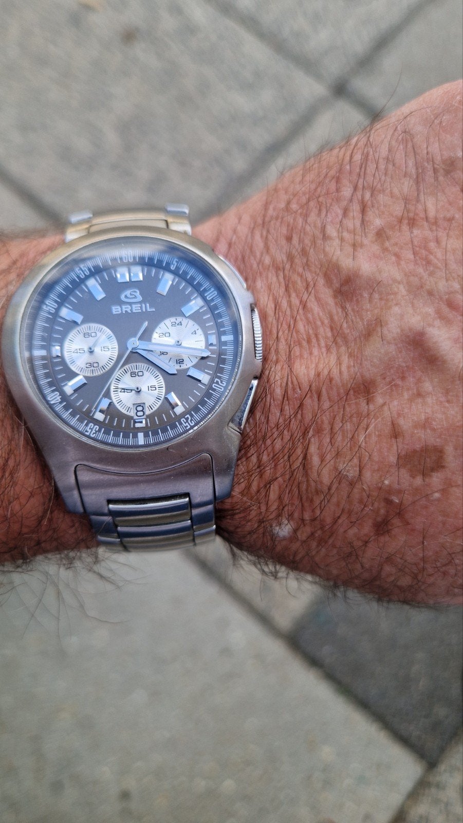 Breil Heren Chronograaf Horloge - Roestvrij Staal, Overige merken, Staal, Gebruikt, Staal