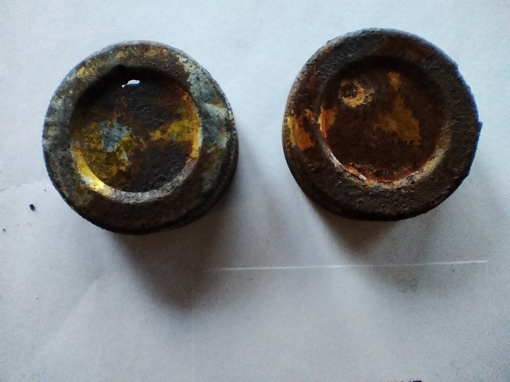 Duitse schroefdoppen voor gasmaskerfilter, Ophalen of Verzenden, Landmacht, Duitsland, Overige typen