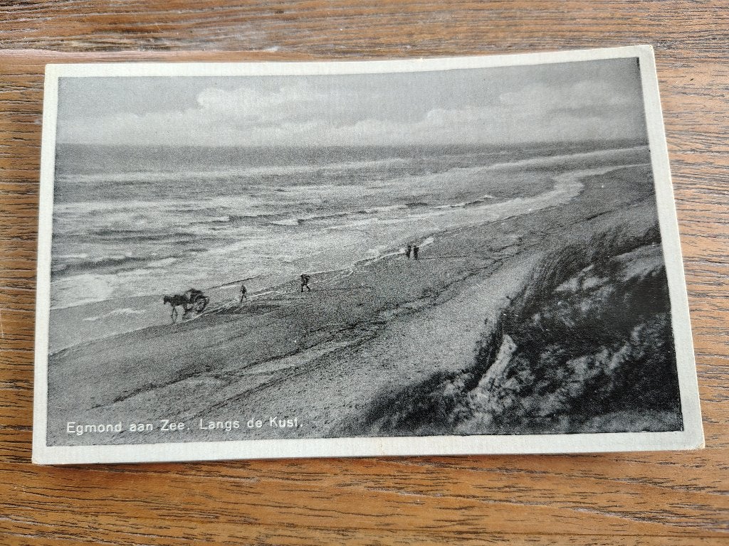 Egmond aan zee langs de kust, Ophalen of Verzenden, Voor 1920, Noord-Holland