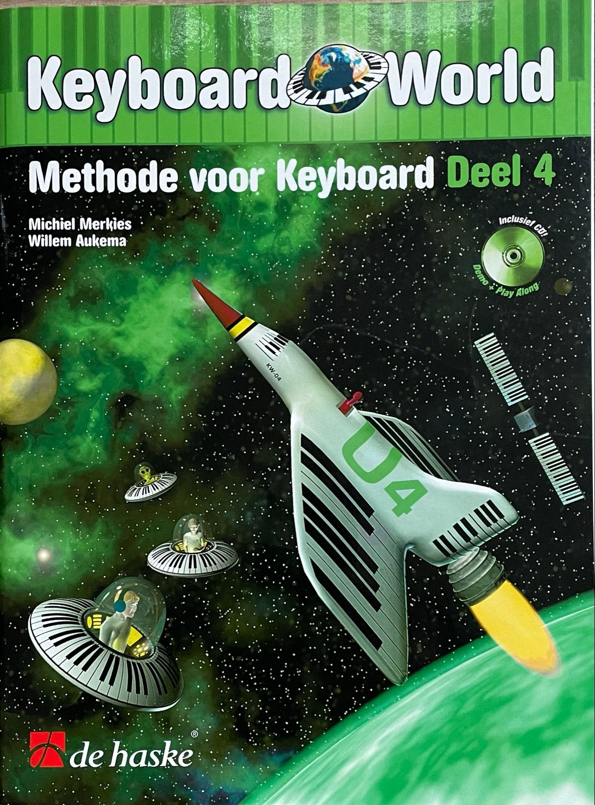 Keyboard World 4 - Methode voor Keyboard Deel 4 + CD, Les of Cursus, Ophalen of Verzenden, Zo goed als nieuw, Keyboard