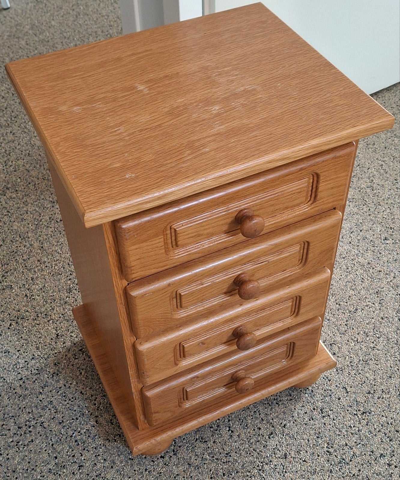 Eikenhouten ladenkastje, Ophalen, Minder dan 50 cm, Gebruikt, Eikenhout