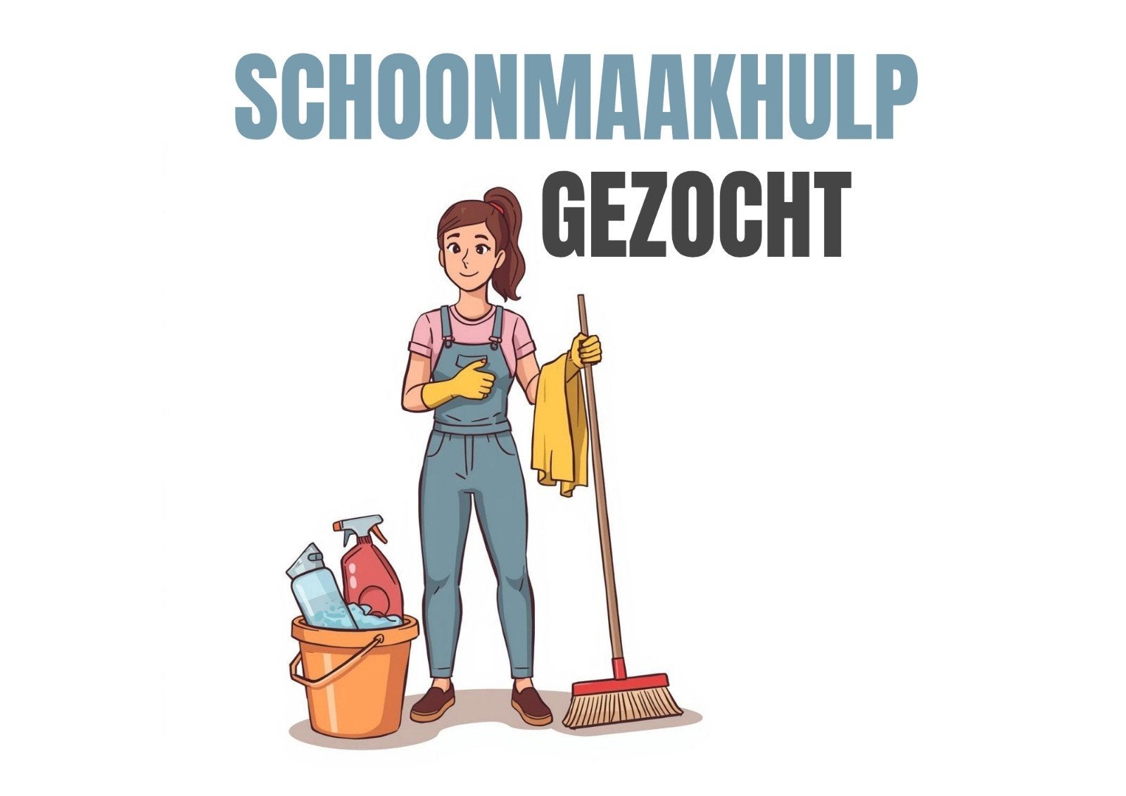 Schoonmaakhulp gezocht Helmond, Vacatures, Vacatures | Schoonmaak en Facilitaire diensten, Overige niveaus, Overige vormen